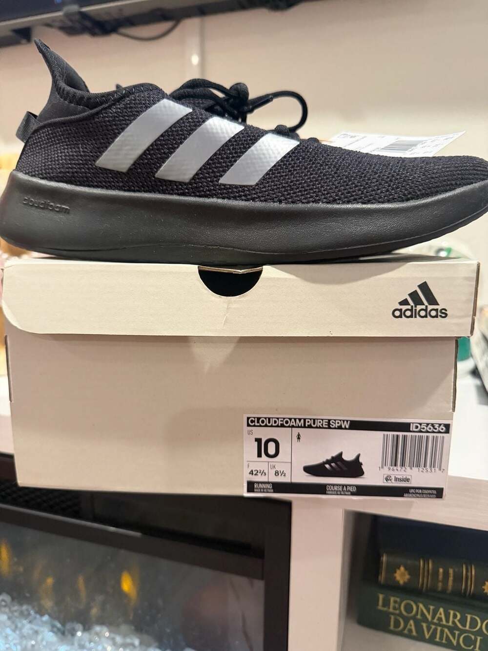 Adidas Cloudfoam Pure SPW Women's Running Shoes Core Black/Iron Metallic ID5636
